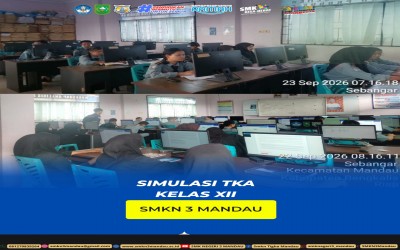 SIMULASI TKA KELAS XII SMKN 3 MANDAU TAHUN 2026