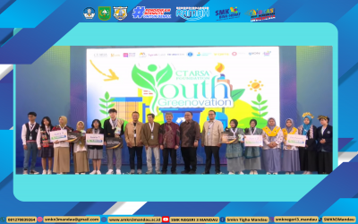 Tim Sonic Tera Project SMKN 3 Mandau Raih Juara 2 CTARSA Youth Greenovation